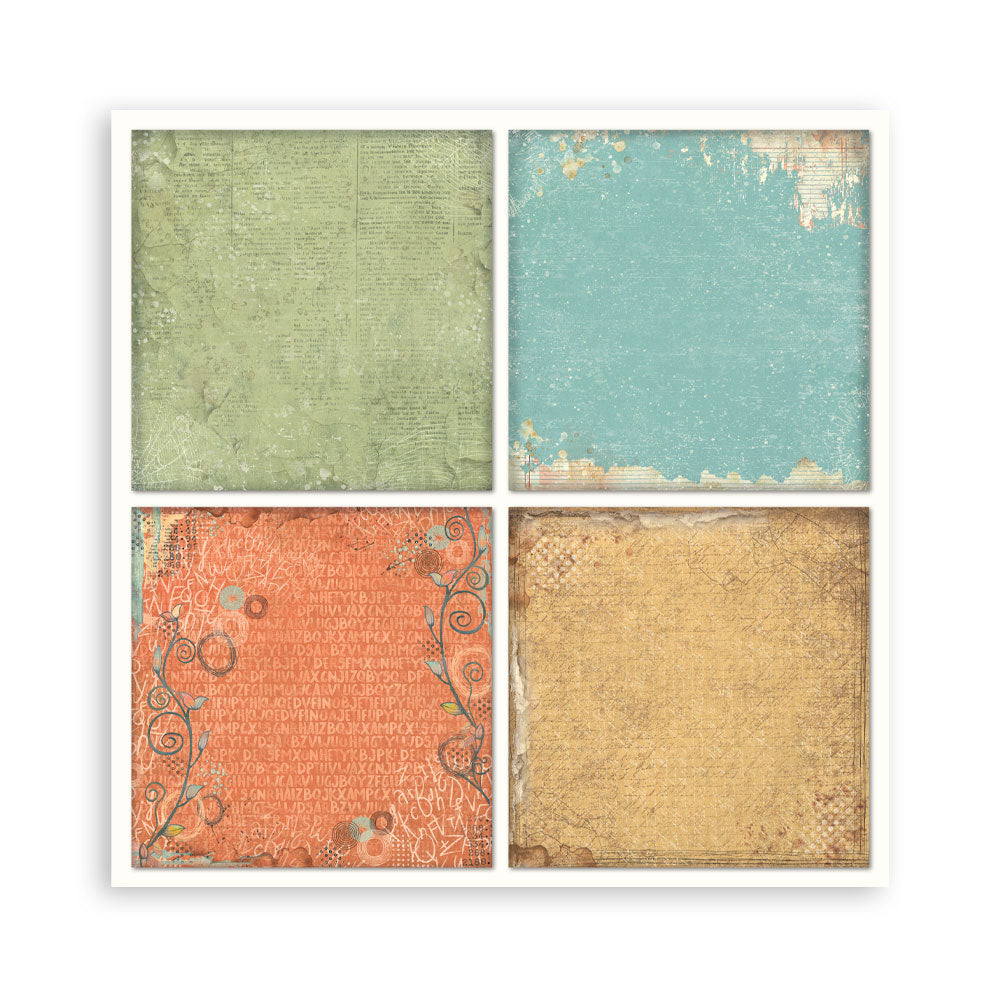 Stamperia - (8”X8”) 22 sheets Maxi Single Sided face - Furry Friends