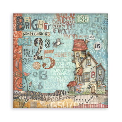 Stamperia - (8”X8”) 22 sheets Maxi Single Sided face - Furry Friends