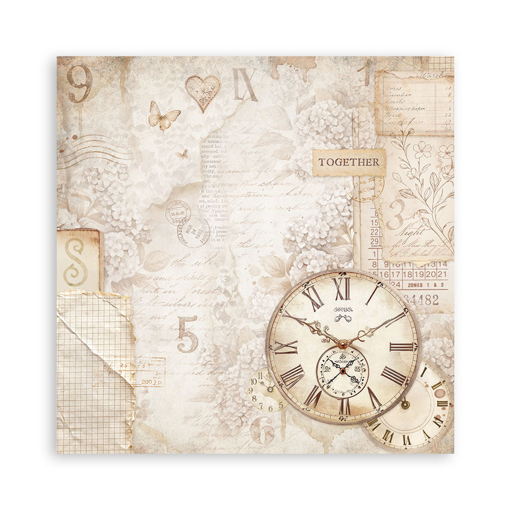 Stamperia -  (12”X12”) Single Face 22 sheets - Quiet Days