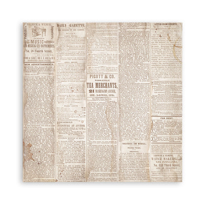 Stamperia -  (12”X12”) Single Face 22 sheets - Quiet Days