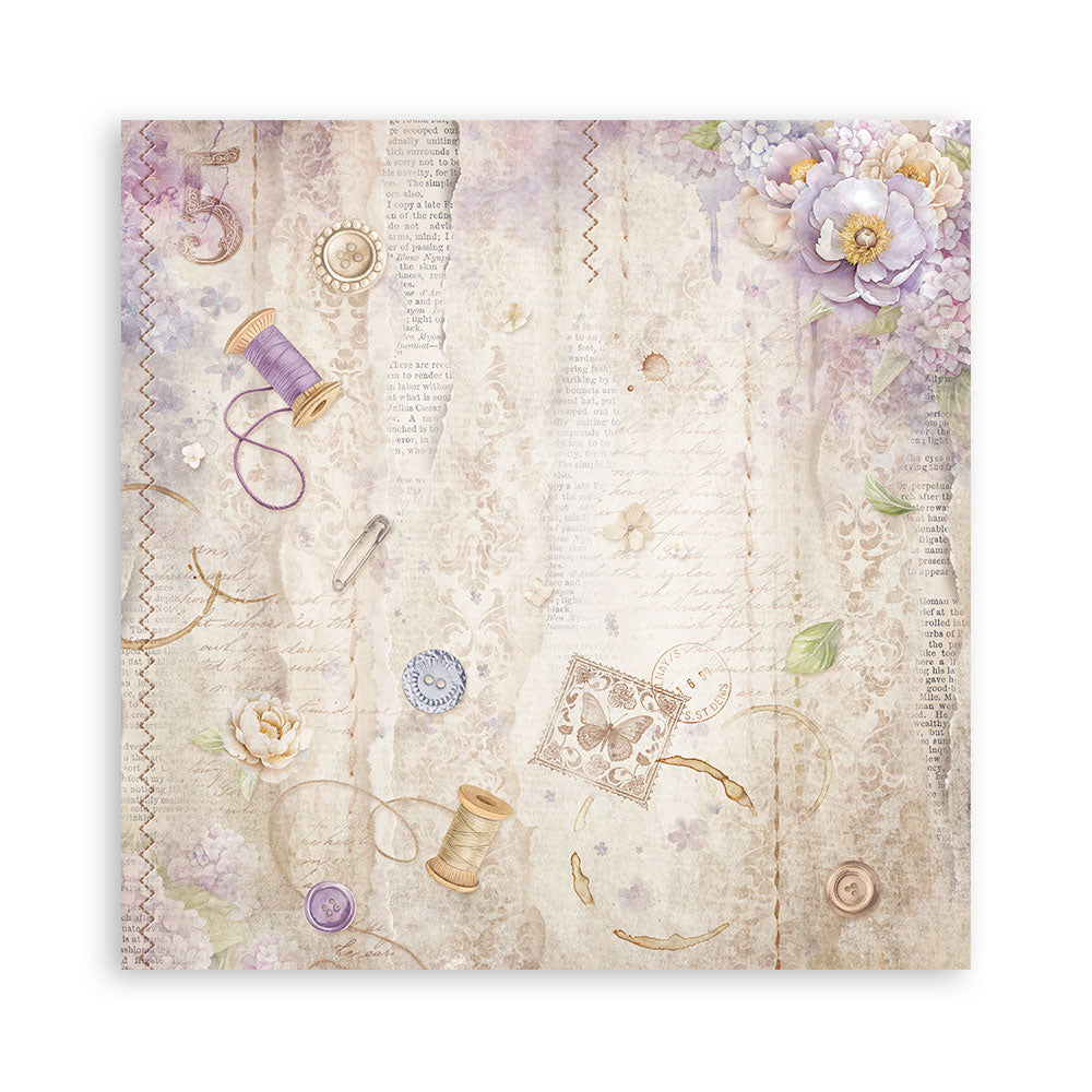 Stamperia -  (12”X12”) Single Face 22 sheets - Quiet Days