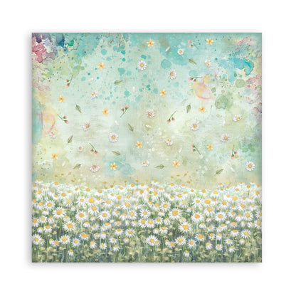 Stamperia -  (12”X12”) Single Face 22 sheets - Daisy Art