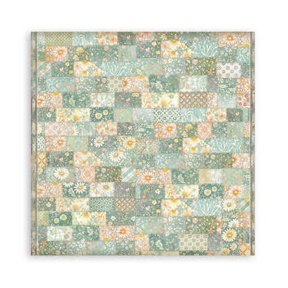 Stamperia - (8”X8”) 22 sheets Maxi Single Sided face - Daisy Art