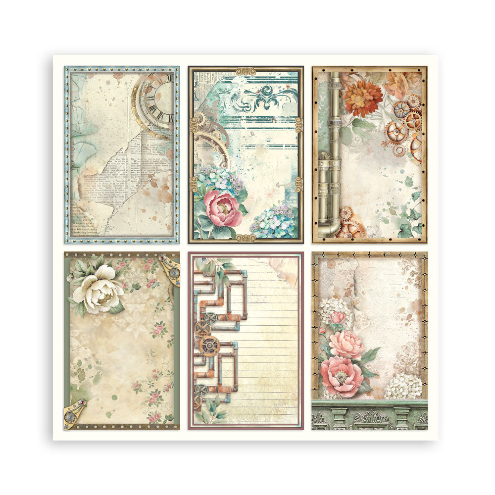 Stamperia -  (12”X12”) Single Face 22 sheets - Garden of Time