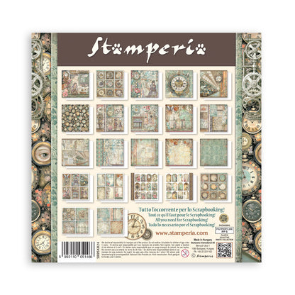 Stamperia -  (12”X12”) Single Face 22 sheets - Garden of Time