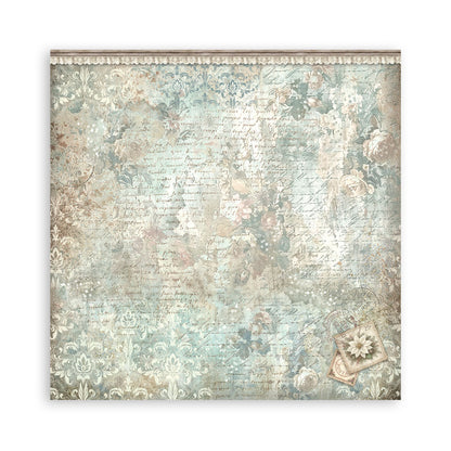 Stamperia - (8”X8”) 22 sheets Maxi Single Sided face - White Christmas