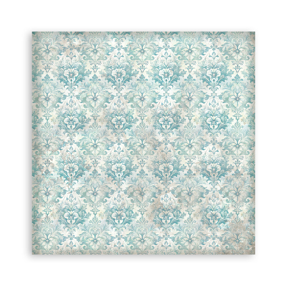 Stamperia - (8”X8”) 22 sheets Maxi Single Sided face - White Christmas
