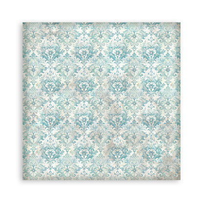 Stamperia - (8”X8”) 22 sheets Maxi Single Sided face - White Christmas