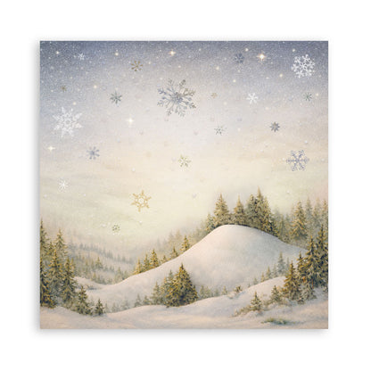 Stamperia - (8”X8”) 22 sheets Maxi Single Sided face - Silent Night