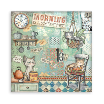 Stamperia -  (12”X12”) Single Face 22 sheets - Furry Friends