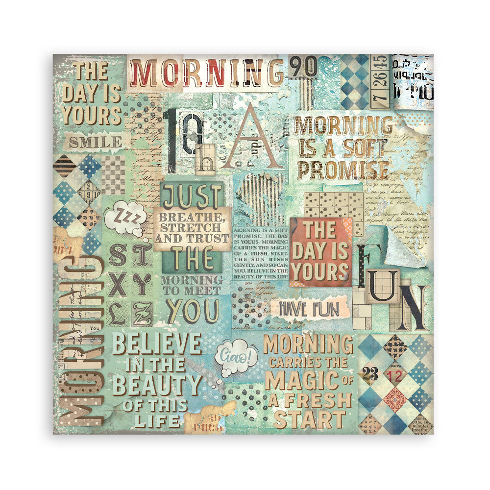 Stamperia -  (12”X12”) Single Face 22 sheets - Furry Friends