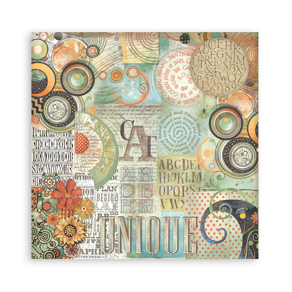 Stamperia -  (12”X12”) Single Face 22 sheets - Furry Friends