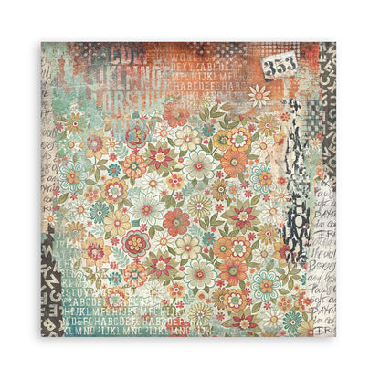 Stamperia -  (12”X12”) Single Face 22 sheets - Furry Friends