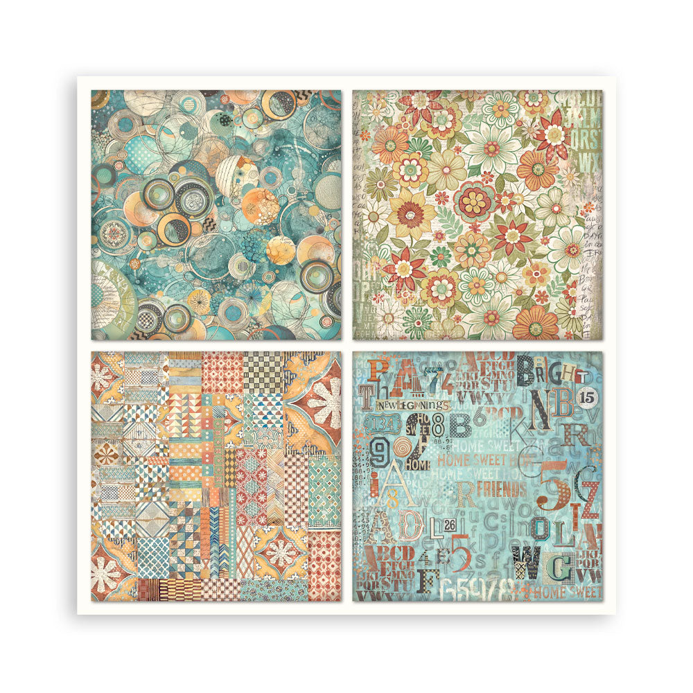 Stamperia -  (12”X12”) Single Face 22 sheets - Furry Friends