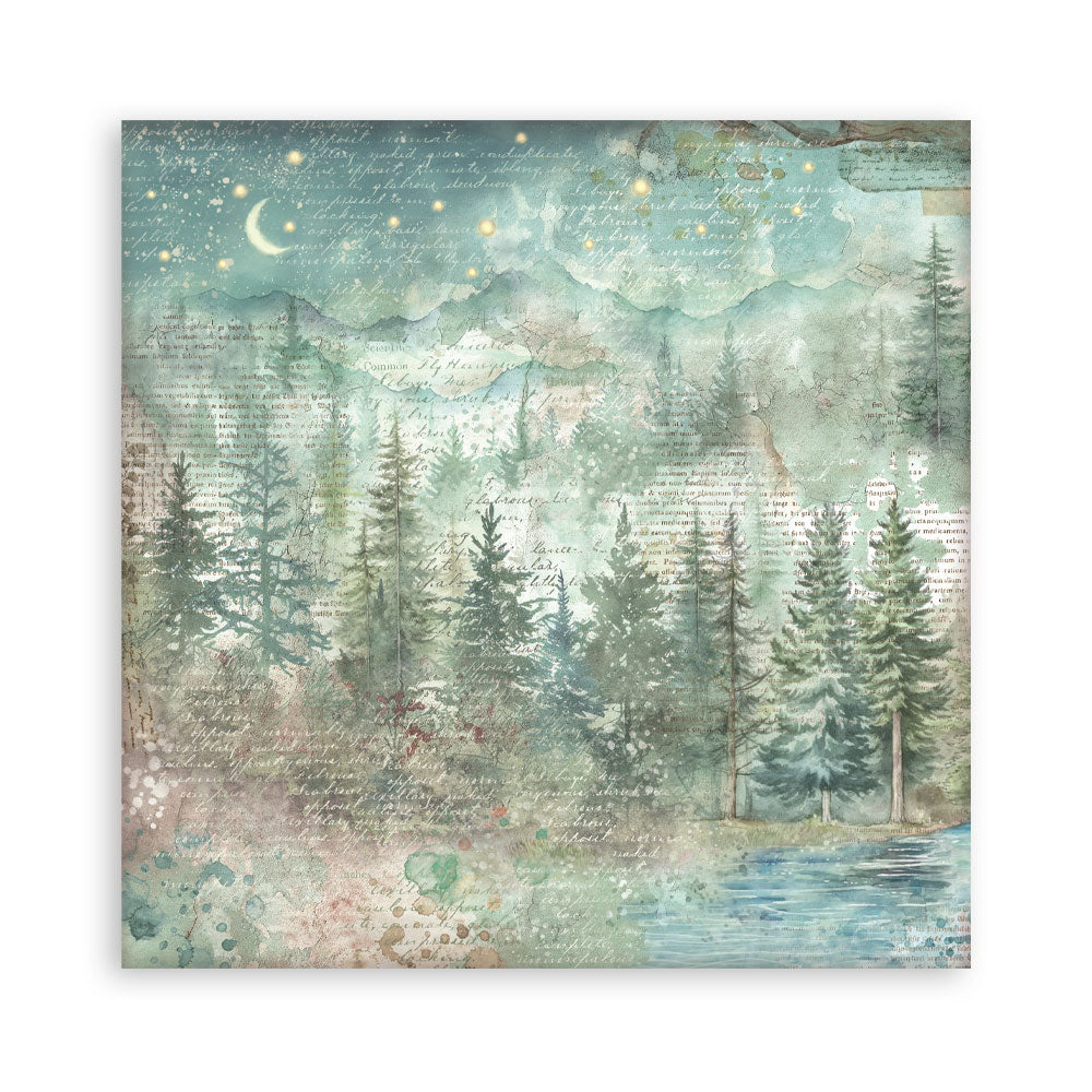 Stamperia -  (12”X12”) Single Face 22 sheets - Herbarium Silvae