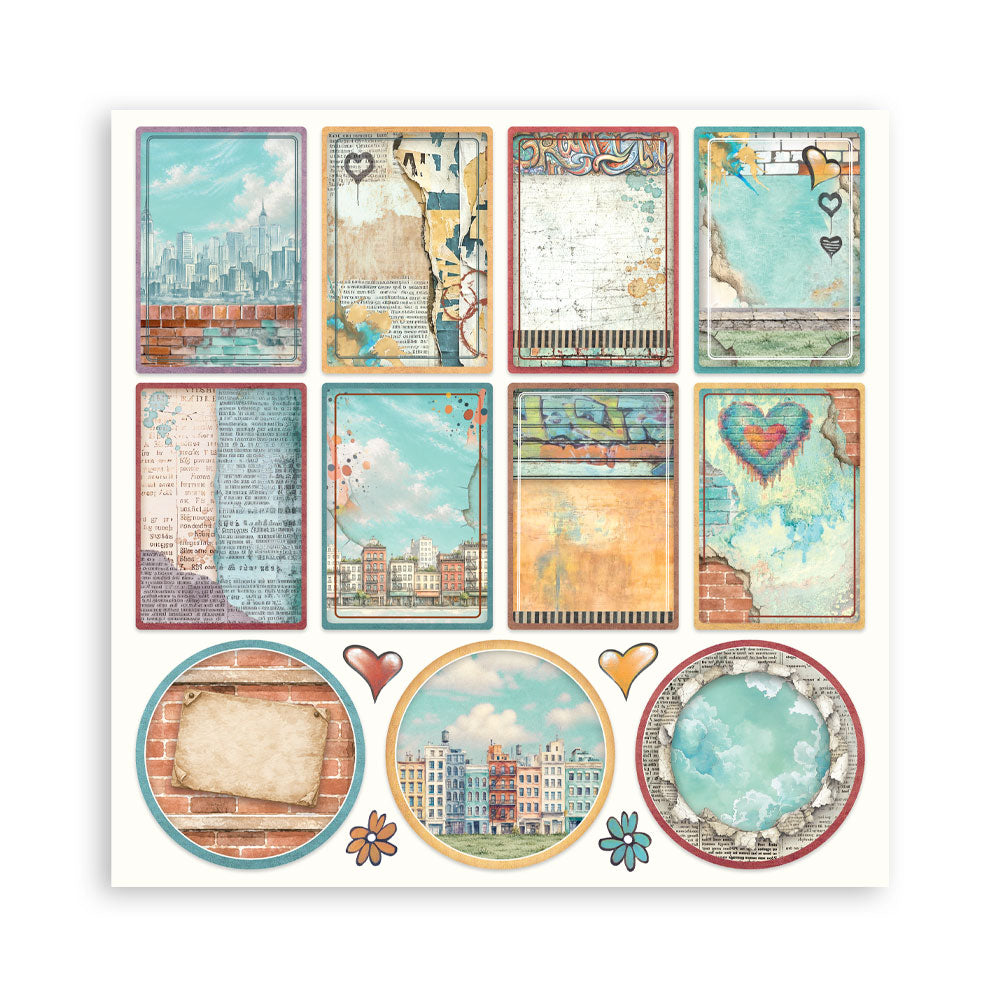 Stamperia -  (12”X12”) Single Face 22 sheets - Furry Friends 2