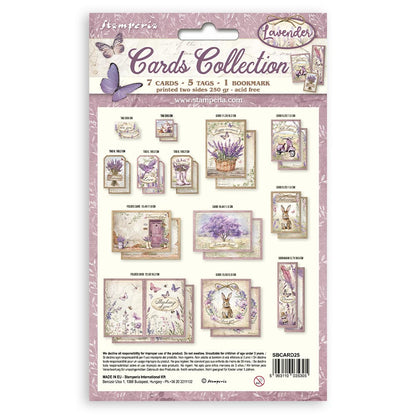 Stamperia - Card Collection - Lavender