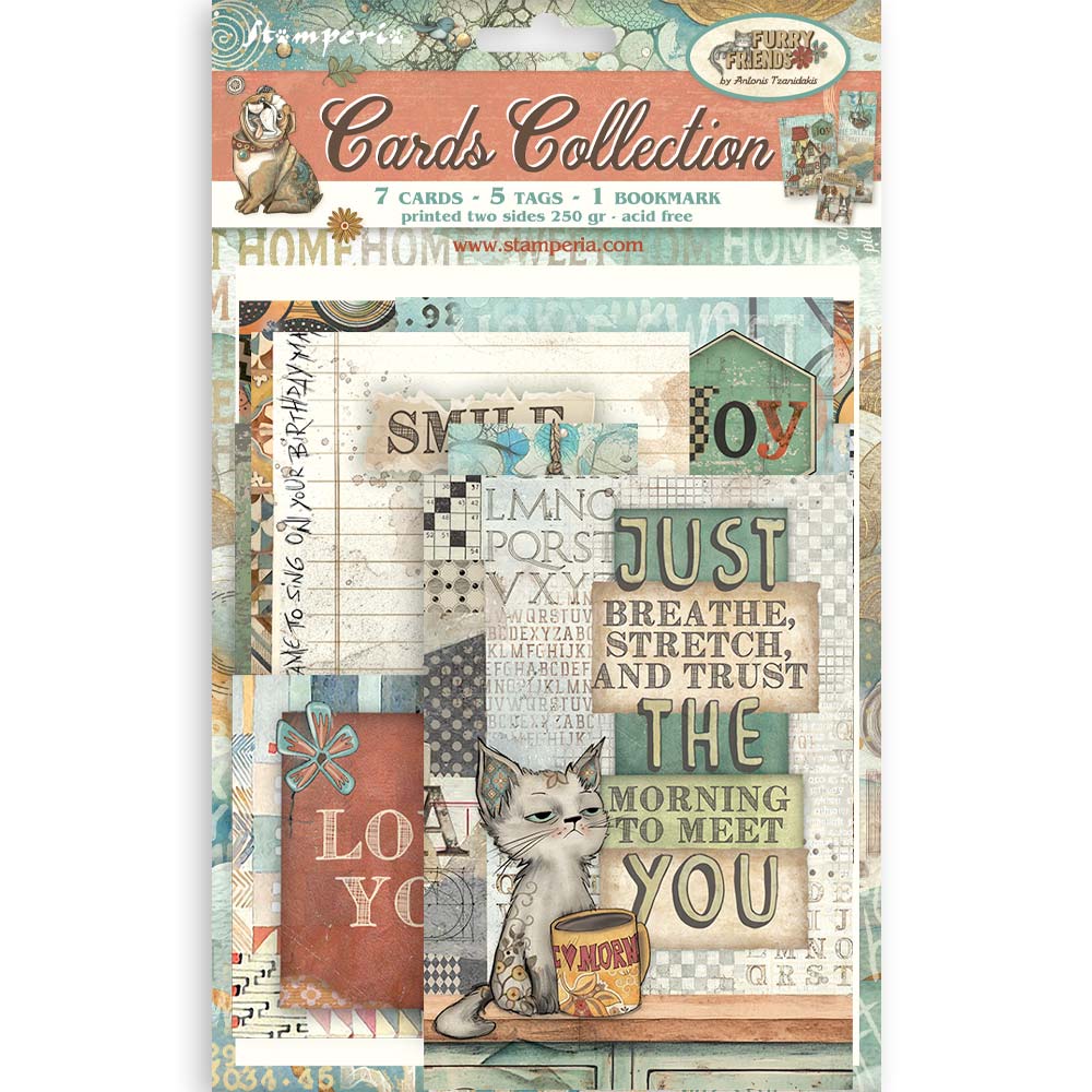 Stamperia - Card Collection - Furry Friends