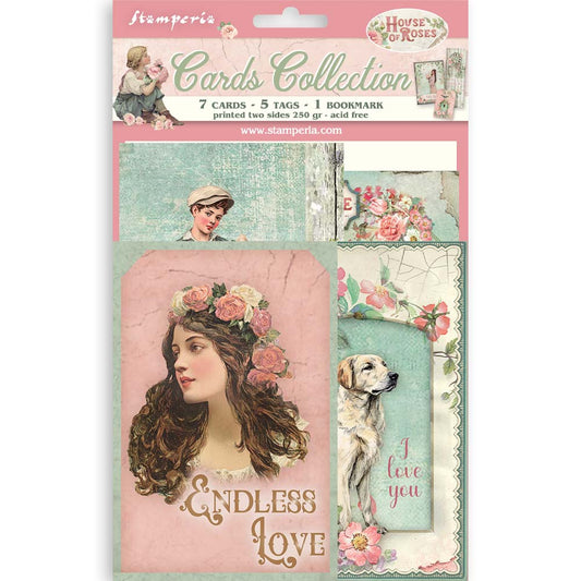 Stamperia - Card Collection - House of Roses