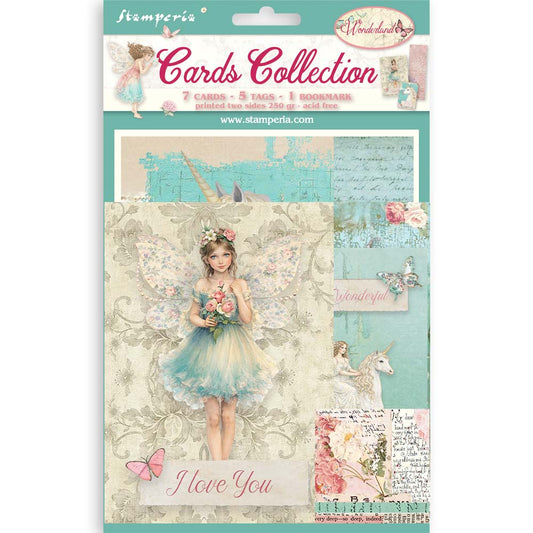 Stamperia - Card Collection - Wonderland