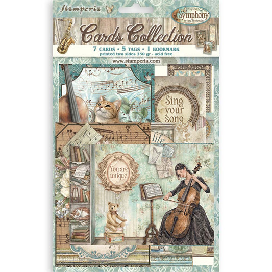 Stamperia - Card Collection - Symphony