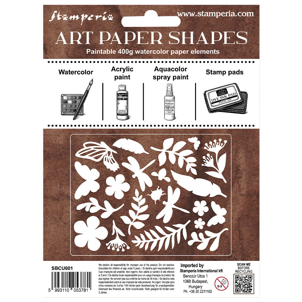 Stamperia - Art paper laser cut shapes - All Around