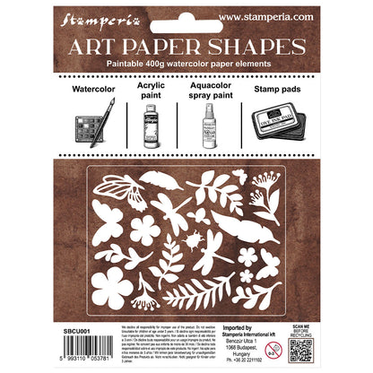 Stamperia - Art paper laser cut shapes - All Around