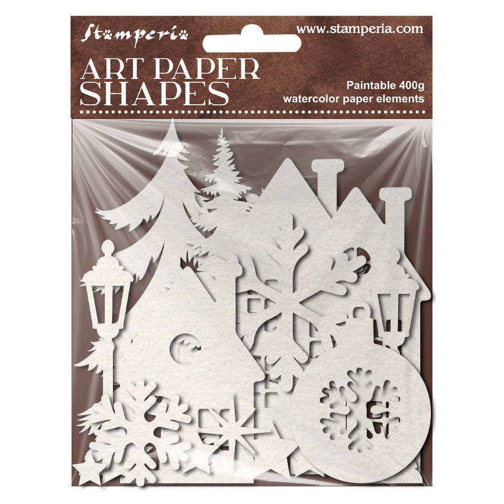 Stamperia - Art paper laser cut shapes - Christmas