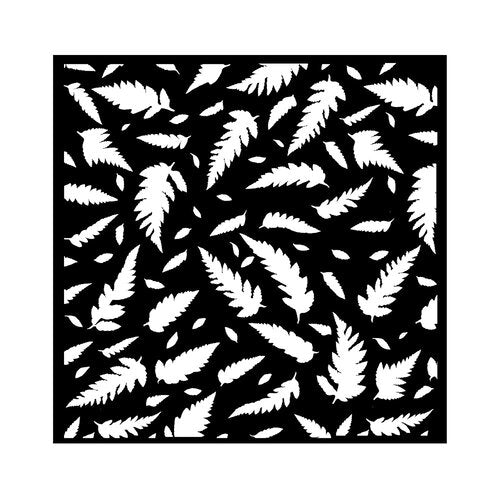 Stamperia - Mix Media Stencil - 18 X 18 - Forest Leaves