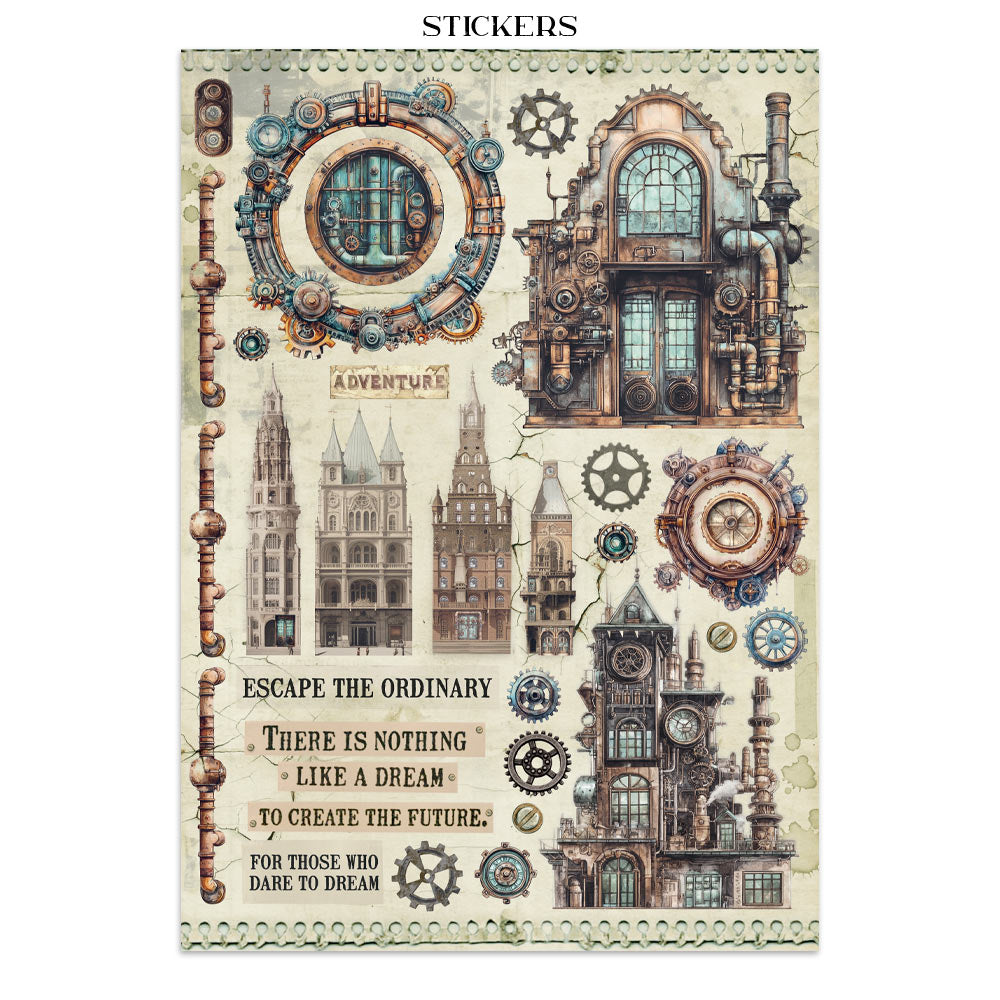 Stamperia- Junk Journal- Voyages Fantastiques