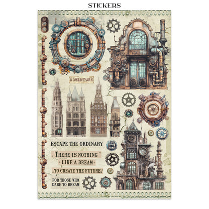 Stamperia- Junk Journal- Voyages Fantastiques