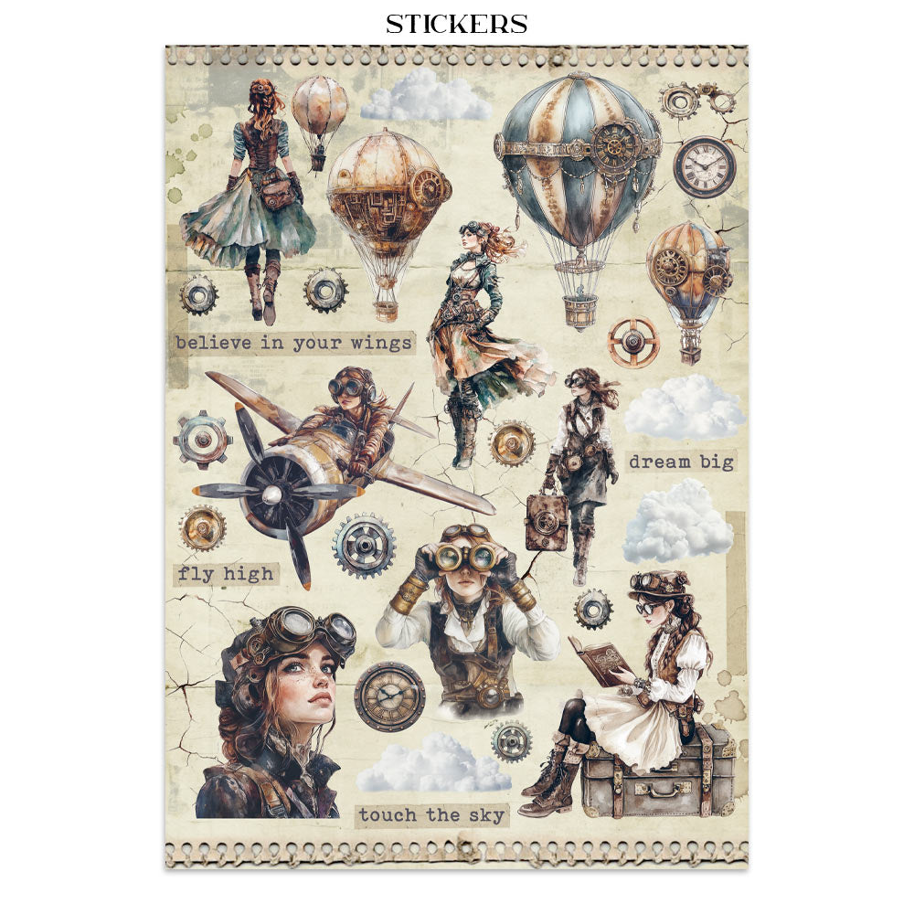 Stamperia- Junk Journal- Voyages Fantastiques