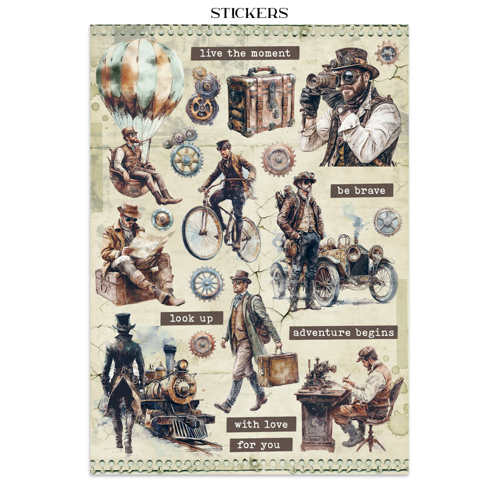 Stamperia- Junk Journal- Voyages Fantastiques