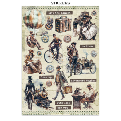 Stamperia- Junk Journal- Voyages Fantastiques