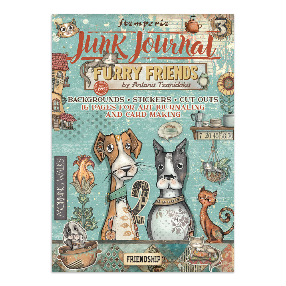 Stamperia- Junk Journal- Furry Friends