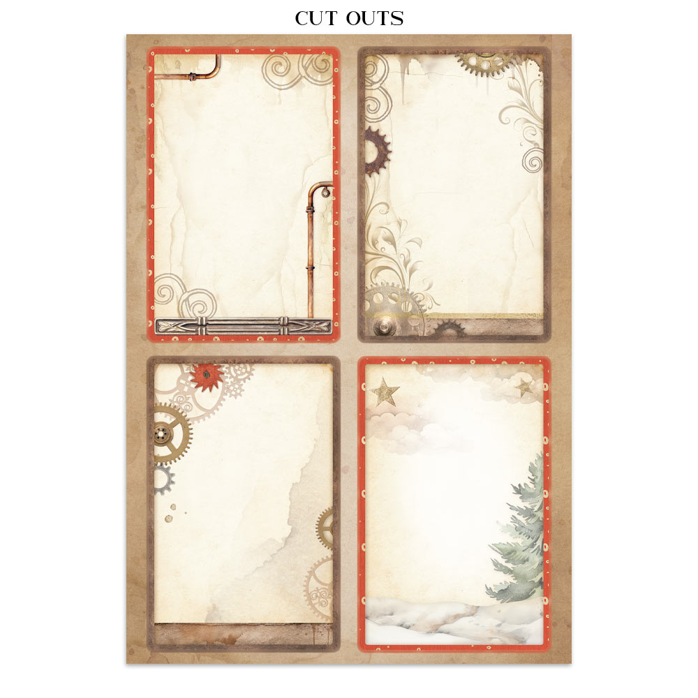 Stamperia- Junk Journal- Gear up for Christmas