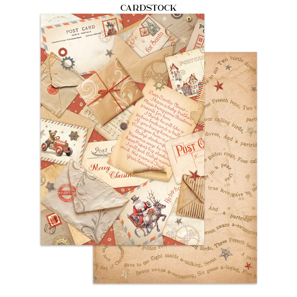 Stamperia- Junk Journal- Gear up for Christmas