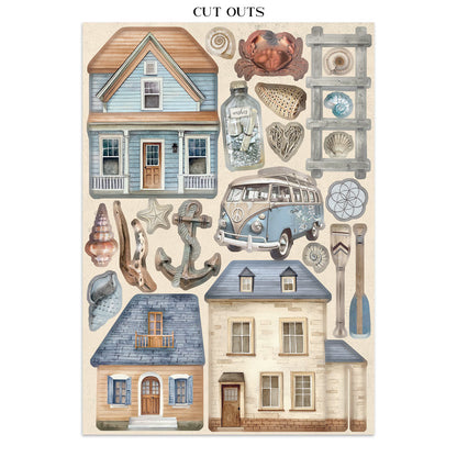 Stamperia- Junk Journal- Silent Sea