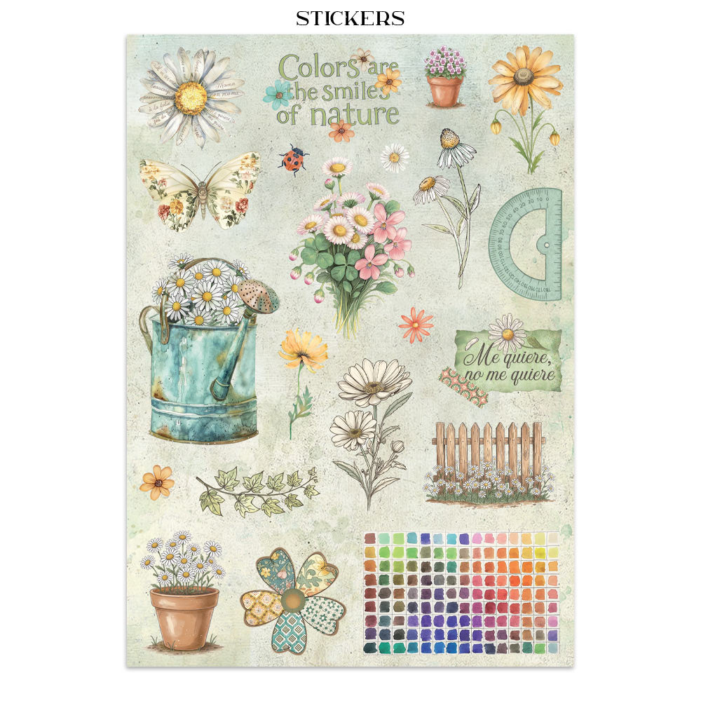 Stamperia- Junk Journal- Daisy Art