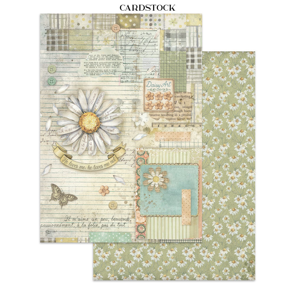 Stamperia- Junk Journal- Daisy Art