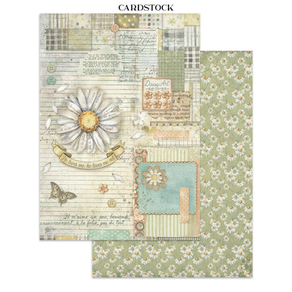 Stamperia- Junk Journal- Daisy Art