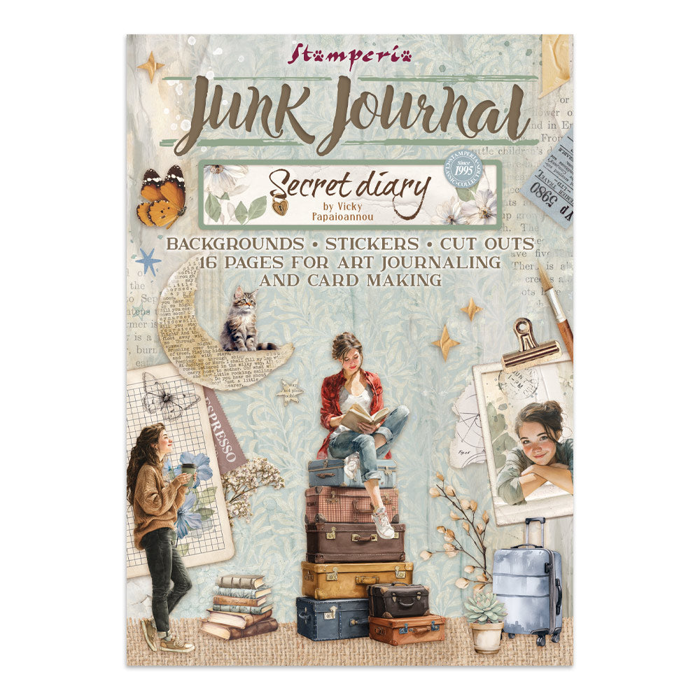 Stamperia- Junk Journal- Secret Diary