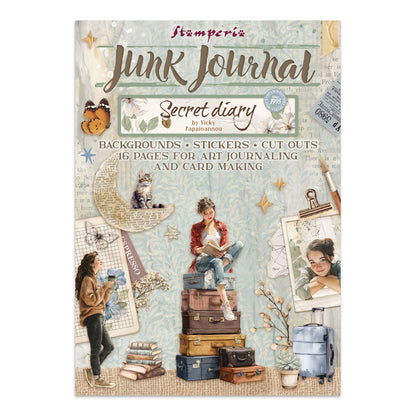 Stamperia- Junk Journal- Secret Diary
