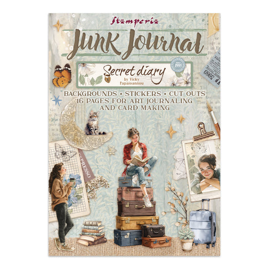 Stamperia- Junk Journal- Secret Diary