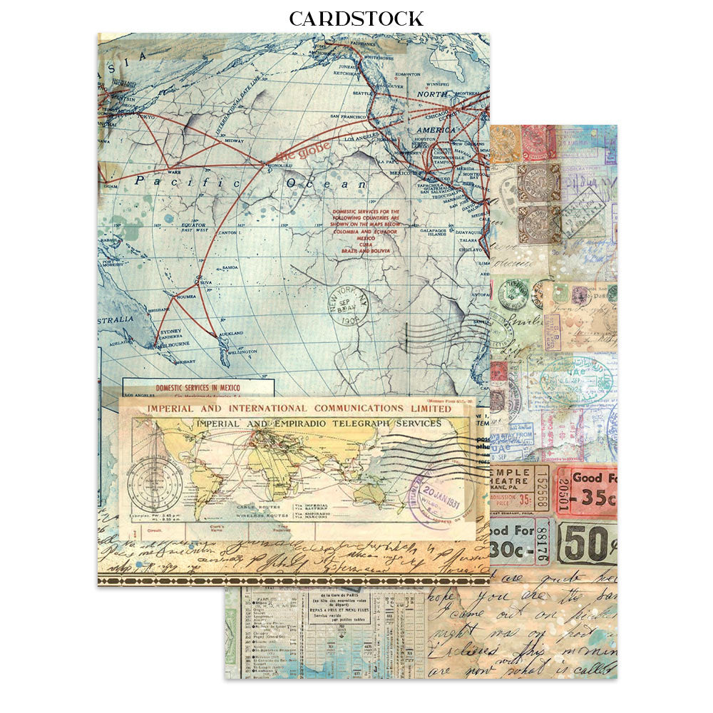 Stamperia- Junk Journal- Art of Travelling