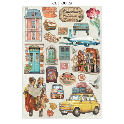 Stamperia- Junk Journal- Art of Travelling