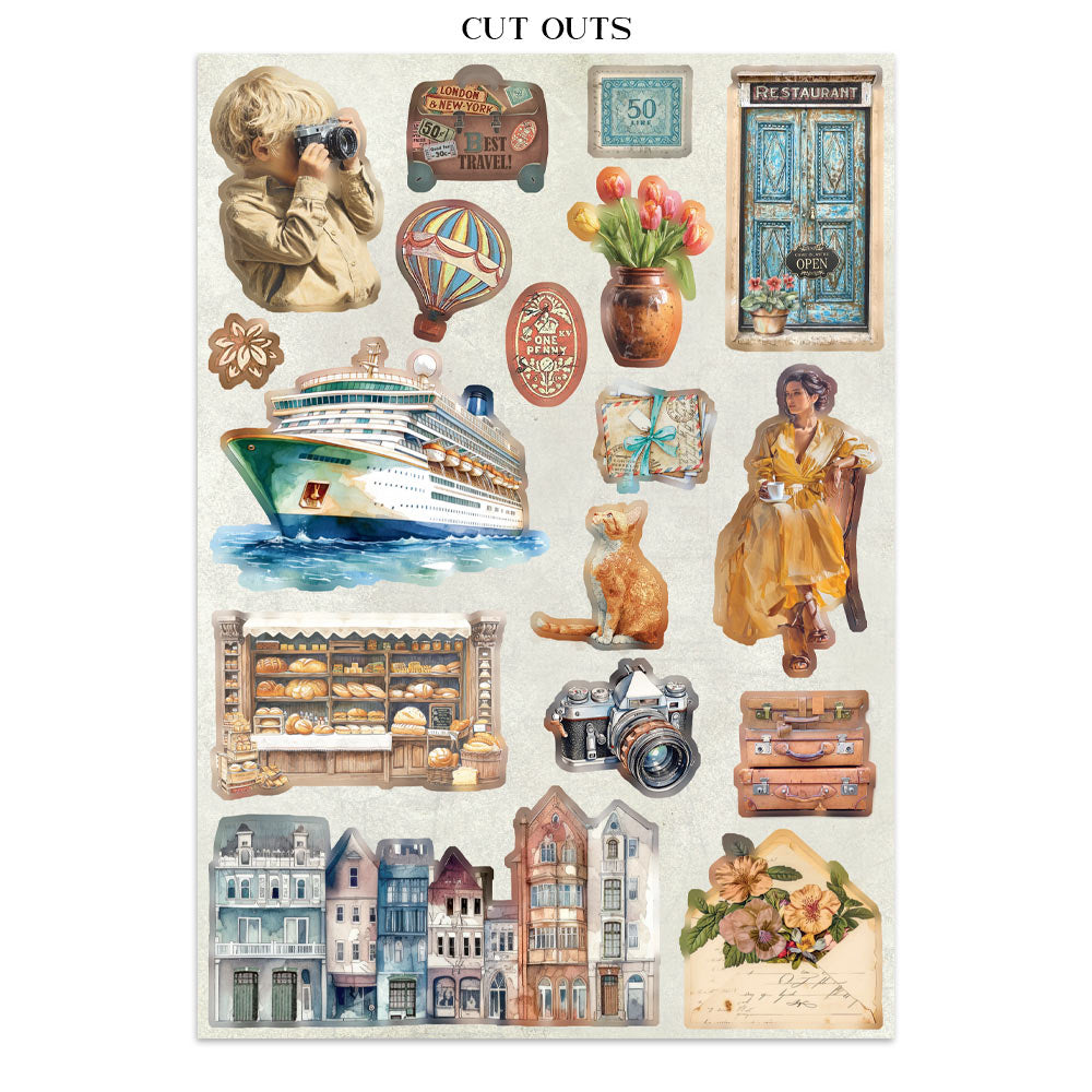 Stamperia- Junk Journal- Art of Travelling