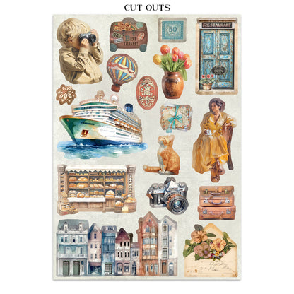 Stamperia- Junk Journal- Art of Travelling