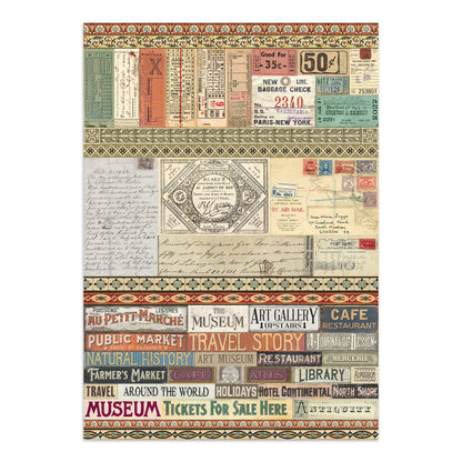 Stamperia- Junk Journal- Art of Travelling