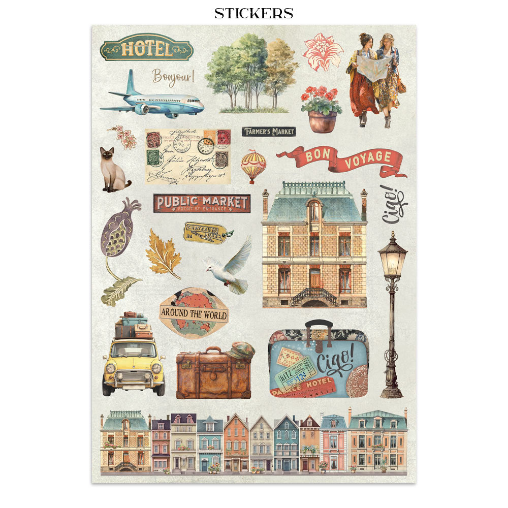 Stamperia- Junk Journal- Art of Travelling